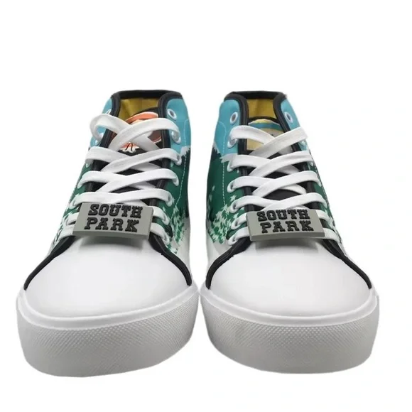 🎮South Park High-Top Sneakers Mens Size 10.5 Ground Up Cartoon Streetwear Shoes